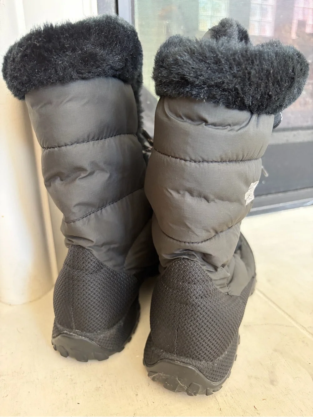 The North Face Women’s Nuptse Goose Down Winter Boots Black Size 8.5